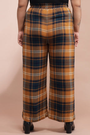 Yellow Checkered Pants