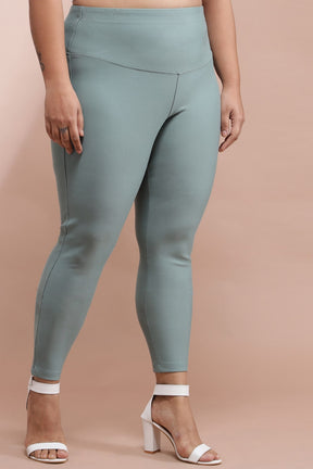 Mint Green Tummy Tucker Jeggings