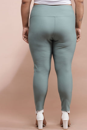 Mint Green Tummy Tucker Jeggings