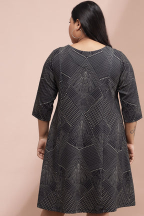 Geometric Pattern Dress