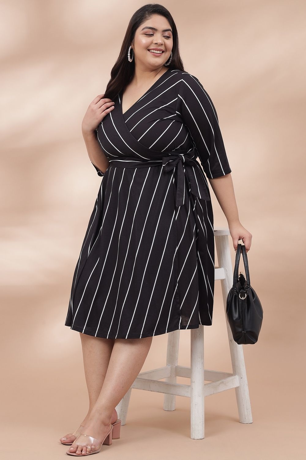 7-Ways to Style a Plus-Size Slip Dress for Mature Women - dimplesonmywhat