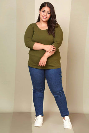Olive Essential BodyFit Tshirt
