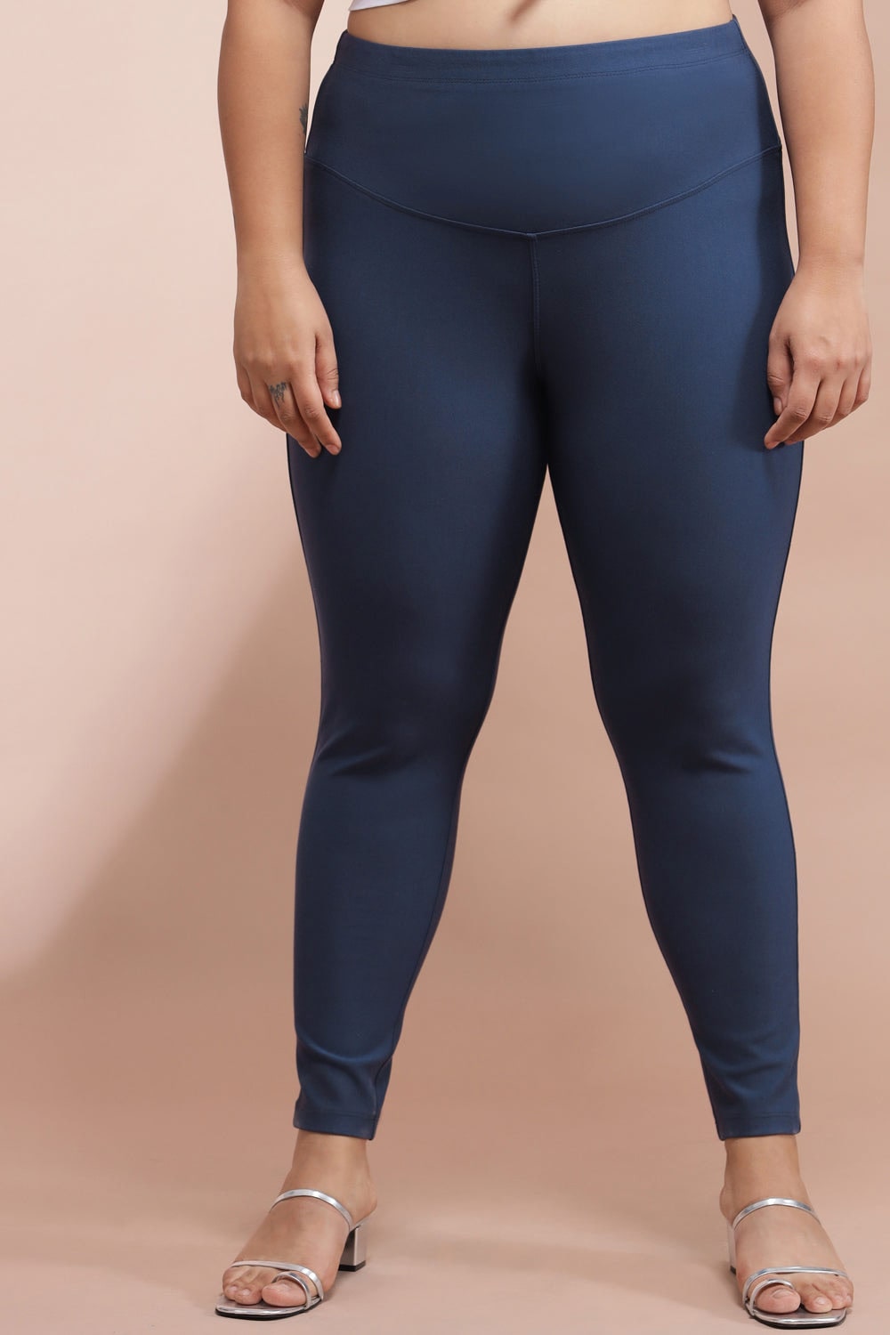 Buy ANUSHIL The Ultimate Stretchable Jeggings-Super-High Waisted Elastic  Jeggings Yogapants Leggings- Non-Transparent Cloud Soft Fabric - Ankle  Length( Colour-Blue , Size- 2XL) Online at Best Prices in India - JioMart.