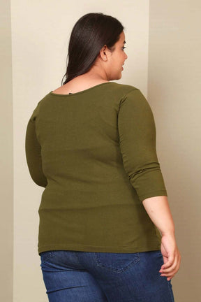 Olive Essential Bodyfit Tshirt