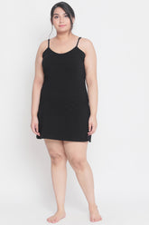 Black Basic Full Slip