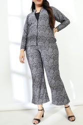 Amydus Ethnic Motifs Printed Plus Size Jacket