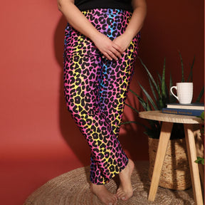 Pop Leopard Printed Lounge Pants