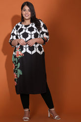 From In Floral Printed Kurti