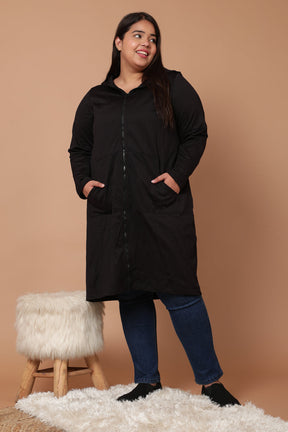 Plus Size Black Jacket Dress