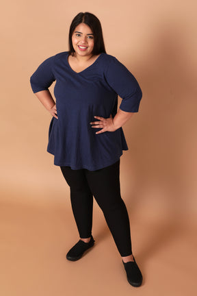 Denim Blue A Line Tee