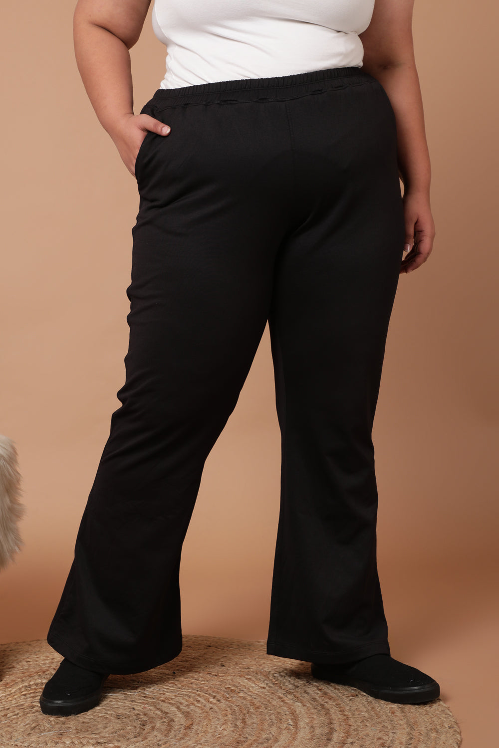 Winter Plush High Waist Thermal Capris For Women Oversized, Warm, And Plus  Size Pencil Smart Black Trousers Womens For Students Style 231020 From  Xue05, $17.95