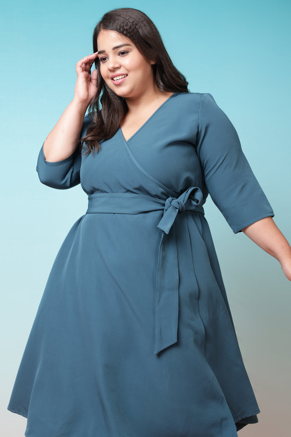 Emerald True Wrap Dress