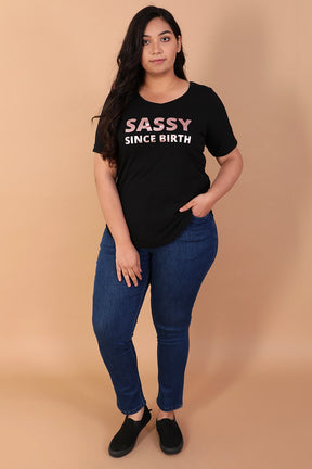 Sassy Black Tshirt