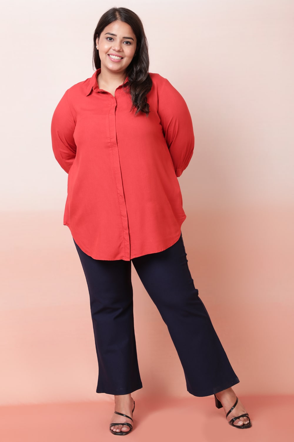 Plus size red shirt hotsell