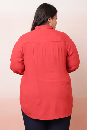 Muted Red Shirt
