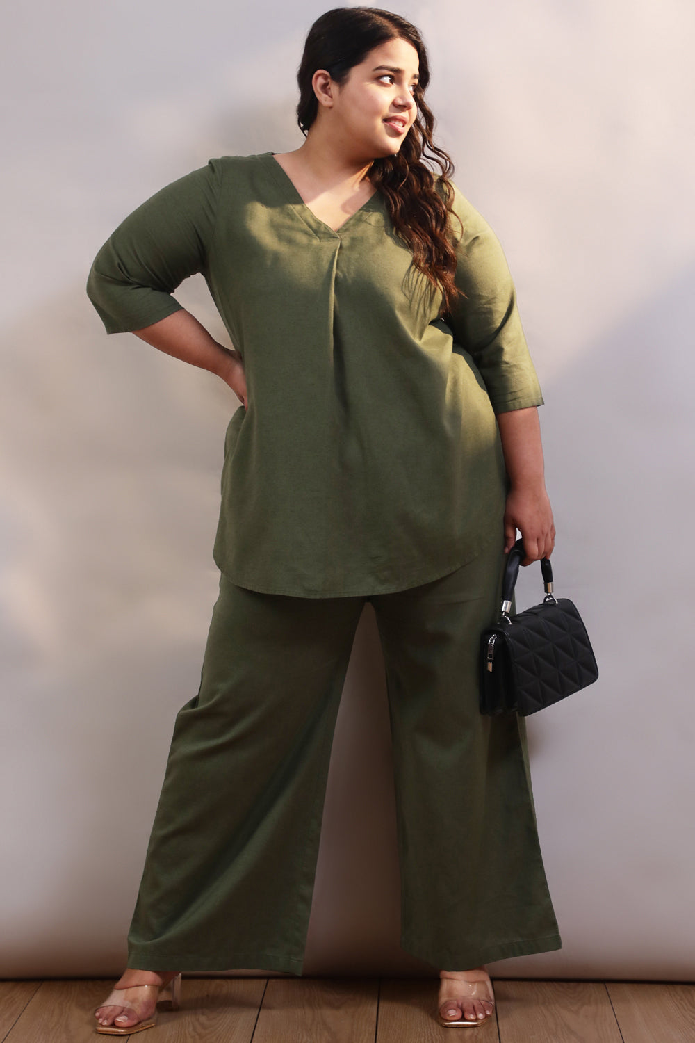 Buy Plus Size Palazzo Pants  Plus Size Bottoms For Women  Apella