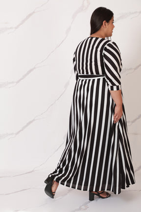 Magical Stripes True Wrap Dress
