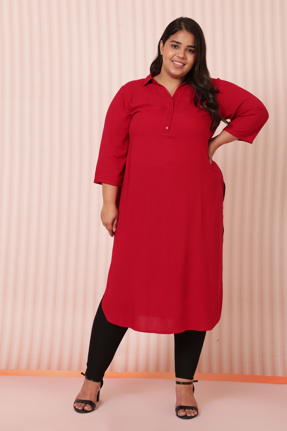 Red Kurta