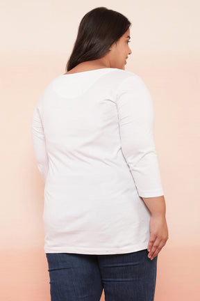 White Henley Tshirt