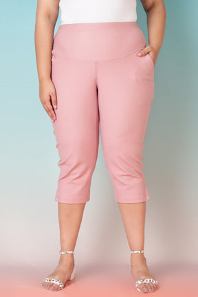 Rose New Fit Tummy Tucker Crop Pants