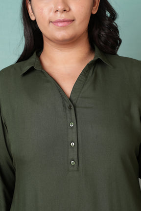 Olive Kurta