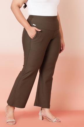 Olive Tummy Shaper Bell Bottom