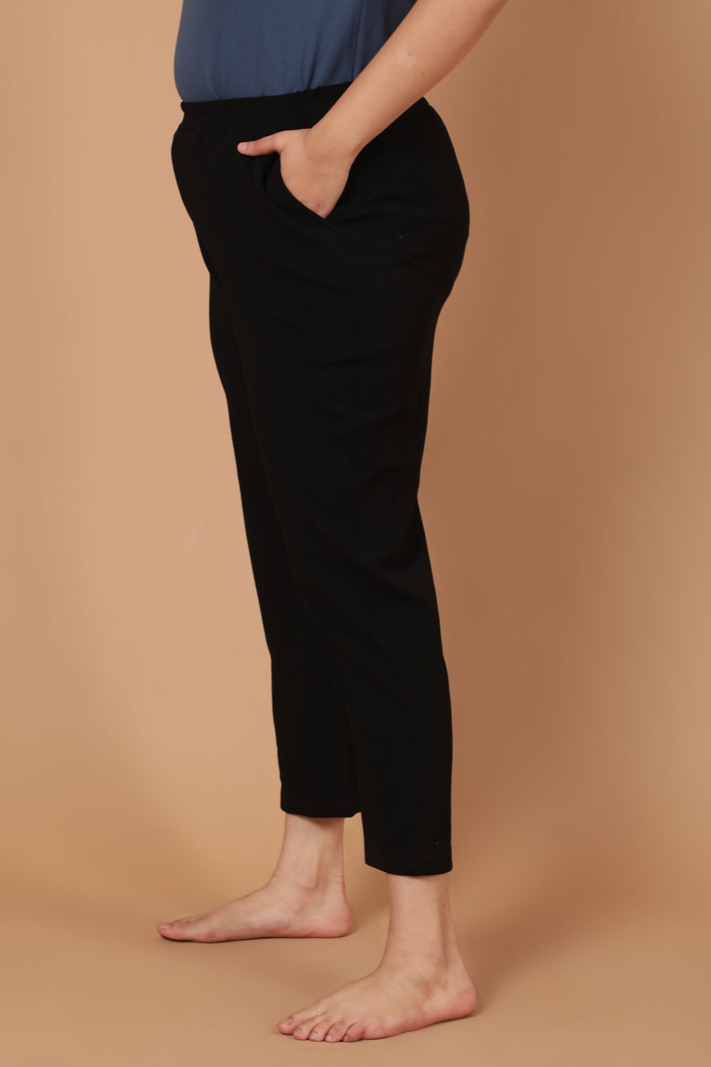 Black Essential Lounge Pants for Women