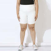 White Tummy Shaper Shorts