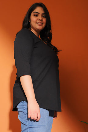 Plus Size Black Tshirt