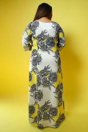 Yellow Bay Floral Printed Long Dress