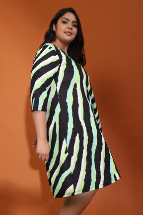 Tiger Goes Lemon Printed Dress