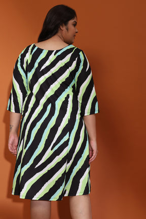 Tiger Goes Lemon Printed Dress