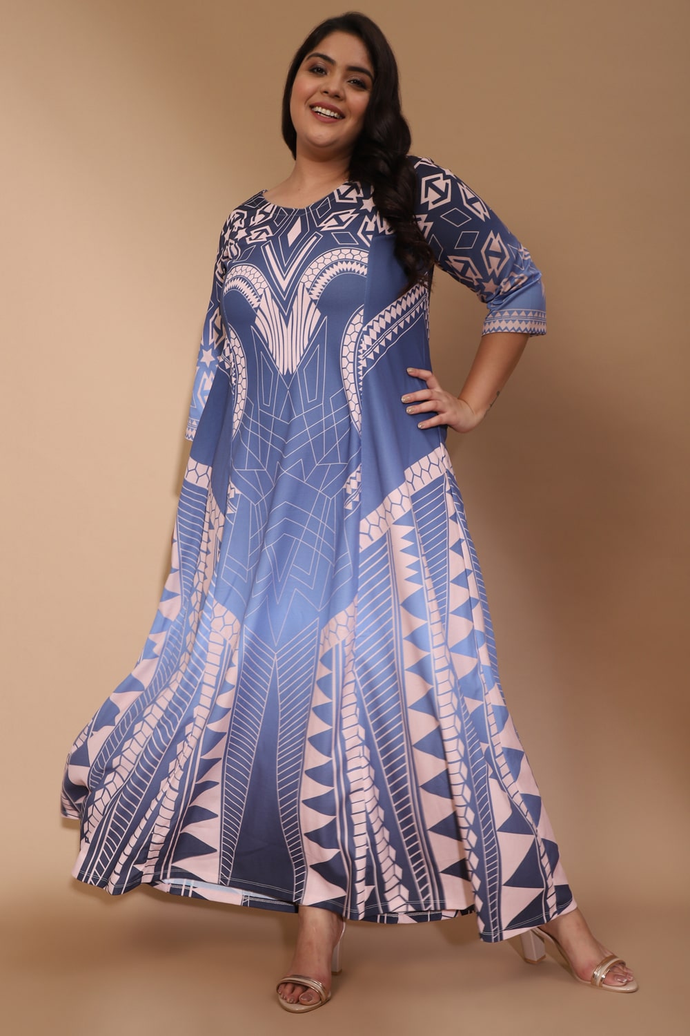 Blue Ombre Knight Queen Dress