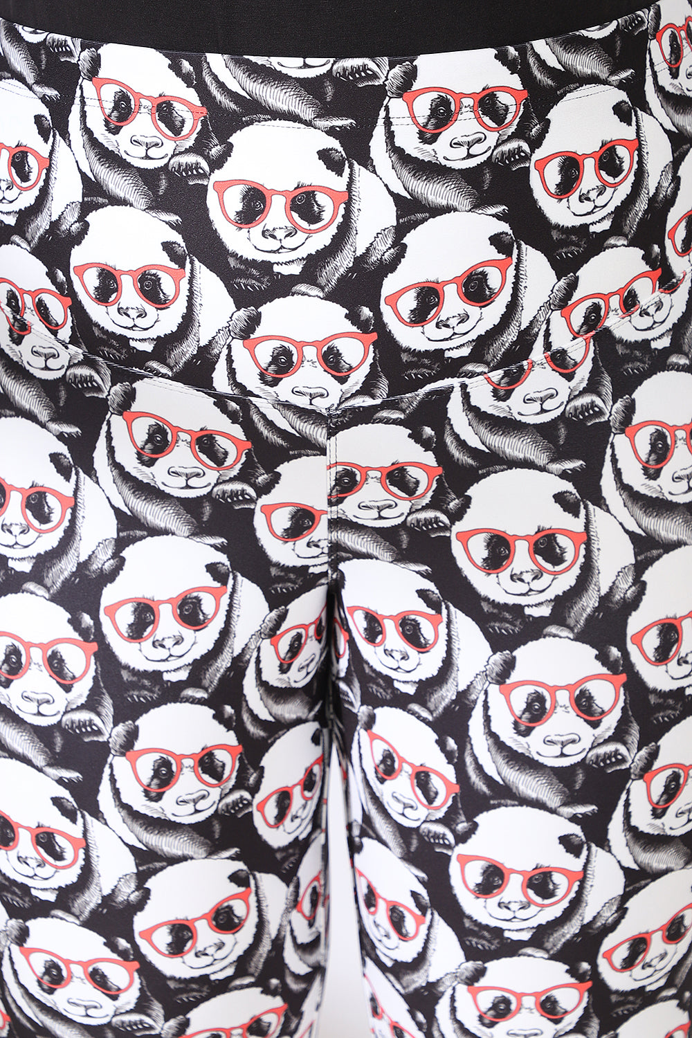 Goggle Panda Tummy Shaper Printed Leggings