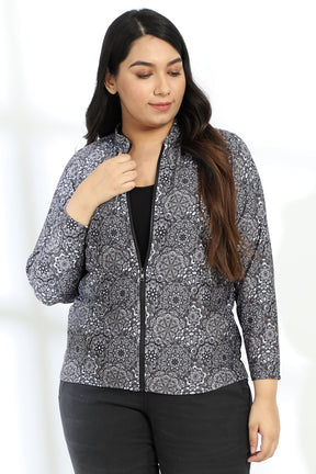 Ethnic Motifs Printed Jacket