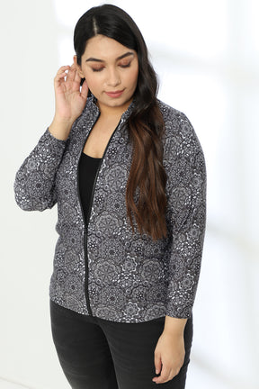 Ethnic Motifs Printed Jacket