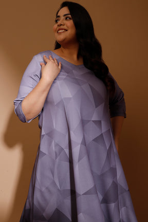 Grey Prism Printed Maxi Dress