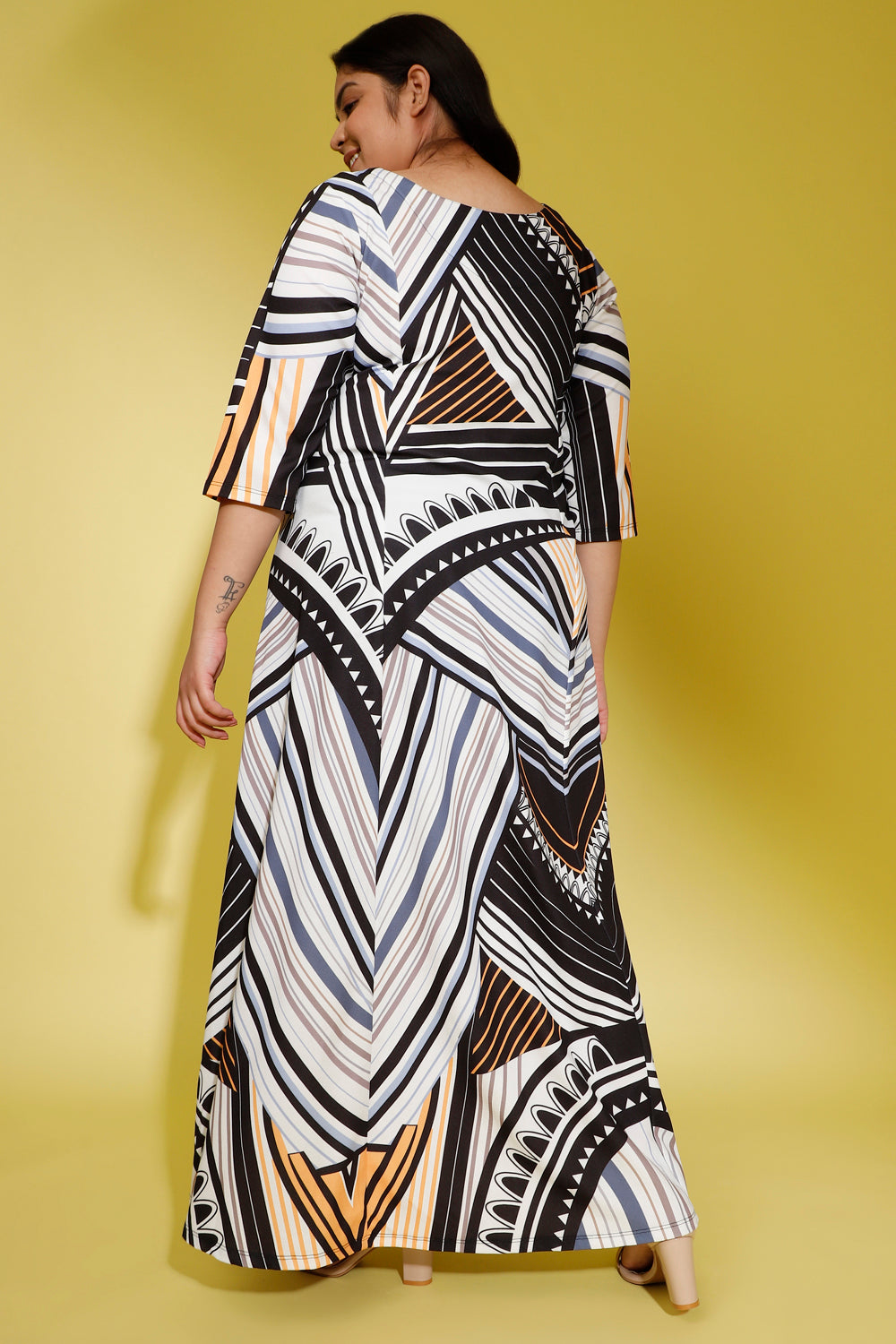 Ethnic Inspo Printed Maxi Dress for Women