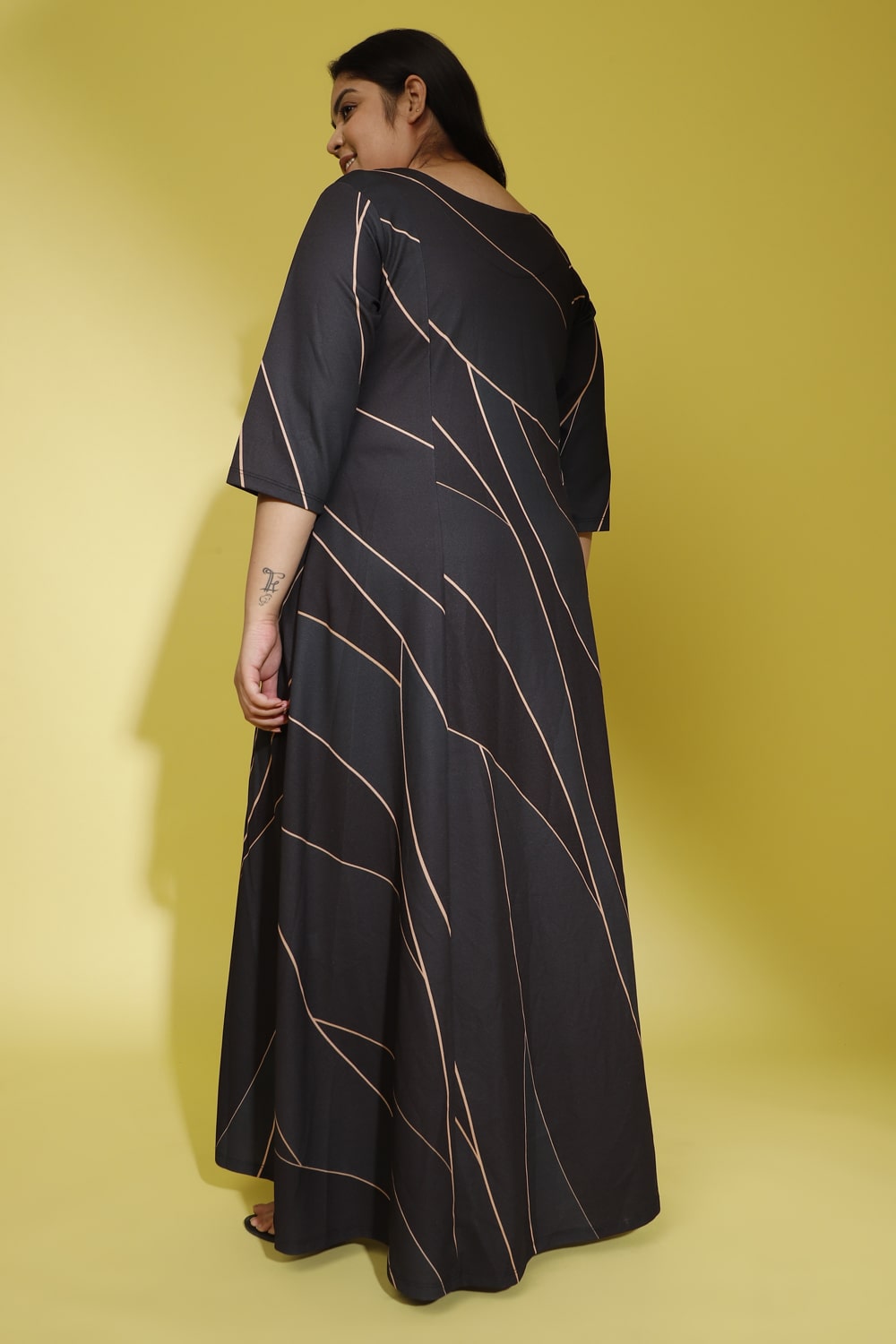 Teal-Black-Sculpted-Cocktail-Dress for Women