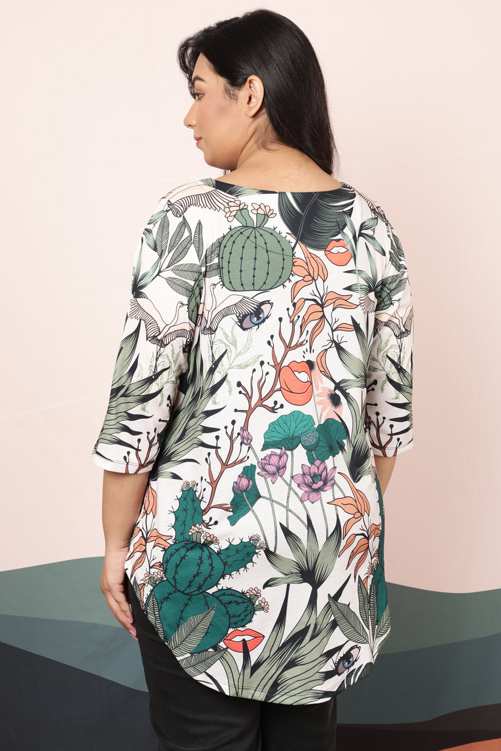 Quirky Wildlife Centre Pleat Top