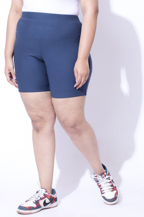 Blue Tummy Shaper Shorts