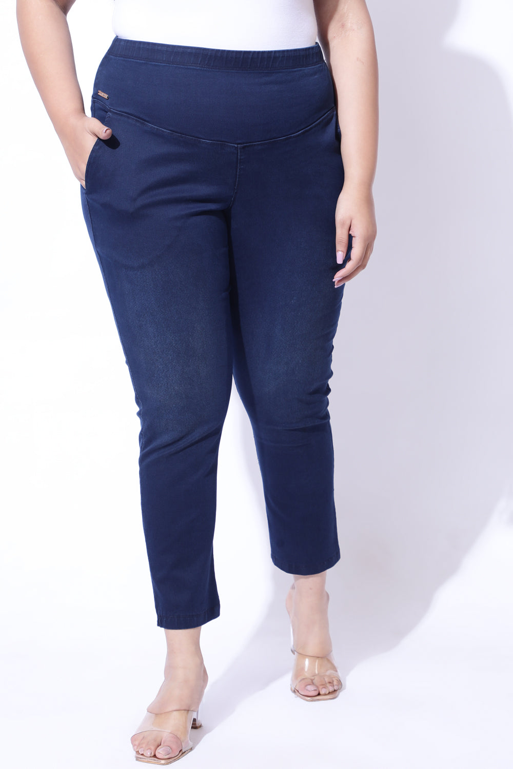 Buy Navy Blue Light Fade Straight Fit Jeans