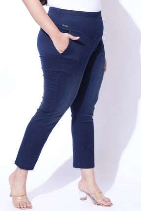 Navy Blue Light Fade Straight Fit Jeans