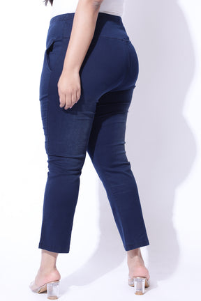 Navy Blue Light Fade Straight Fit Jeans