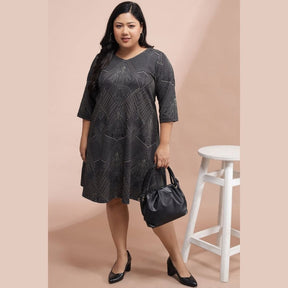 Geometric Pattern Dress