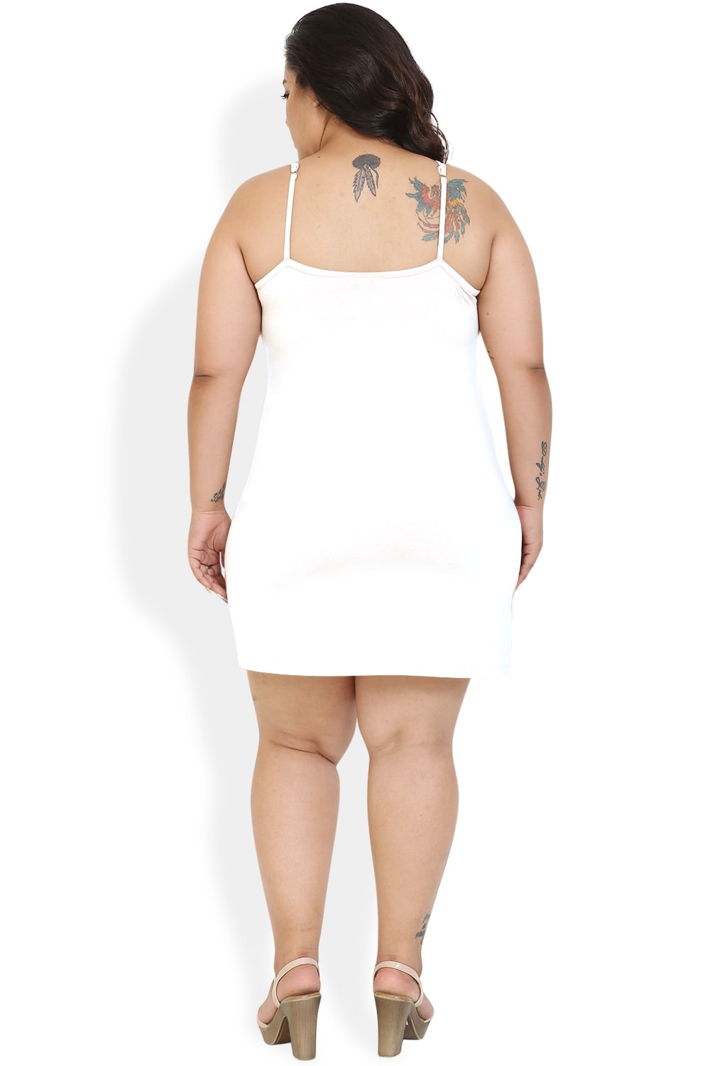 Long White Slips For Plus Size for Women